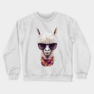 Llama Shades Crewneck Sweatshirt